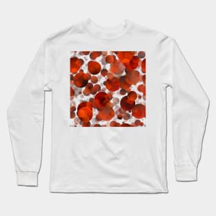 Red Bubbles Long Sleeve T-Shirt